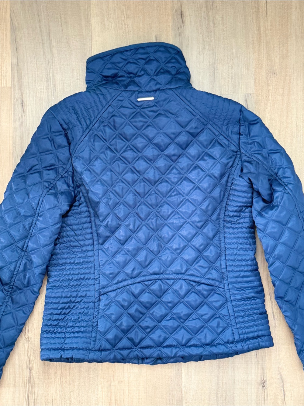 Marc New York by Andrew Marc Quilted Navy Lightweight Puffer Full Zip Jacket - Picture 6 of 12